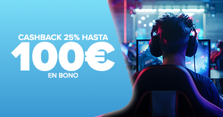 Bonificamos el 25% de tus pérdidas en tus apuestas a Euroleague, Eurocup y ATP 1000 EFOOTBALL, EBALONCESTO