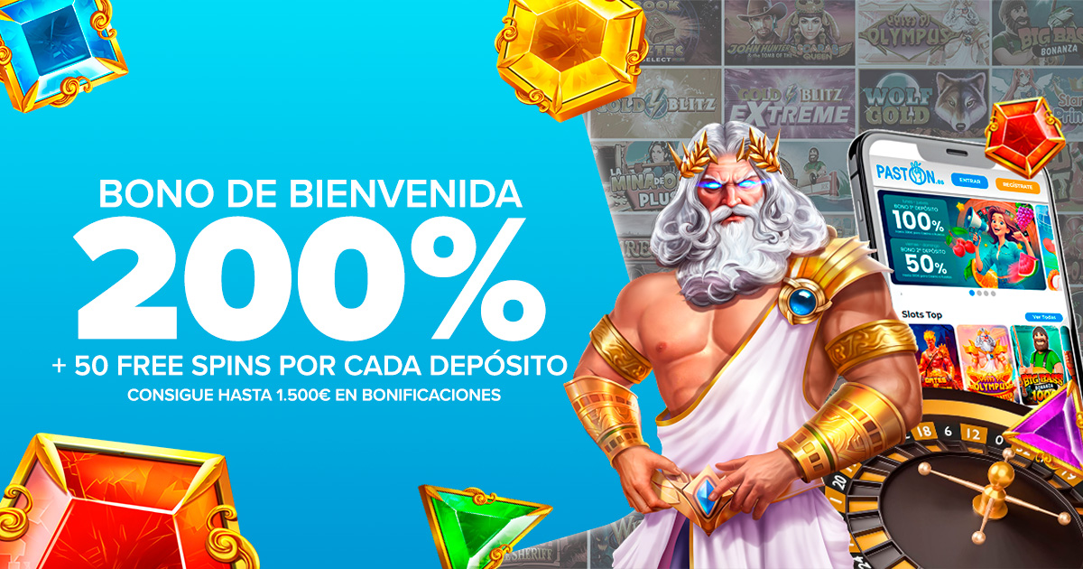 Bono de bienvenida mejorado: 200% hasta 500€ en Bono de Casino y Slots deportivas