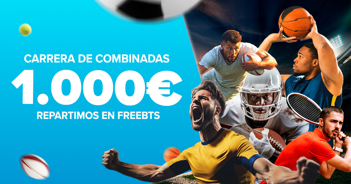 Participa en el torneo de apuestas en Vivo ¡Repartimos 1.000€ en Freebets!