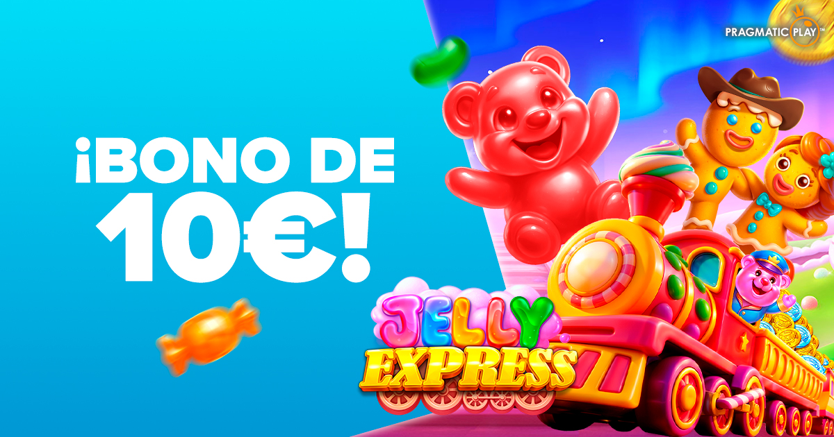 ¡Te regalamos un Bono de 10€ para Jelly Express de Pragmatic!
