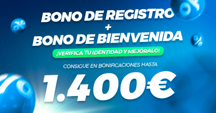 ¡Bono de Registro mejorado Verificando Identidad + Bono de Bienvenida!