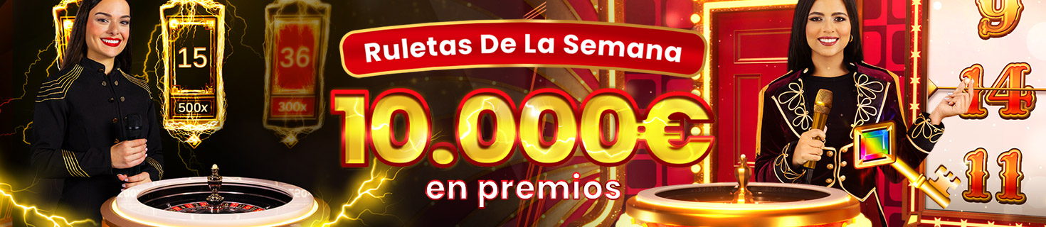 ¡Gana premios con el Festival de la Ruleta de Evolution! ¡10.000€ en premios!