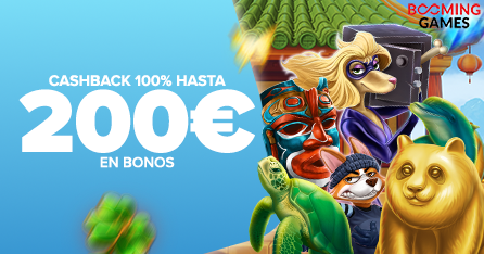 Te devolvemos el 100% de tus pérdidas en las Slots seleccionadas de Booming Games
