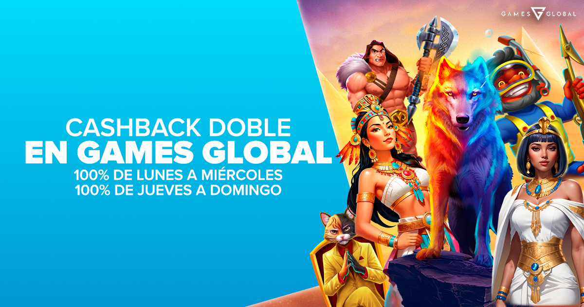 Te devolvemos el 100% de tus pérdidas en las Slots seleccionadas de Games Global