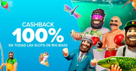 Te devolvemos el 100% de tus pérdidas en las Slots Big Bass de Pragmatic
