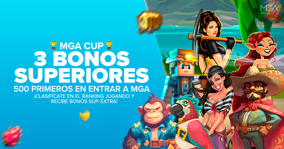 MGA Cup: Bonos Superiores cada semana para las Slots seleccionadas