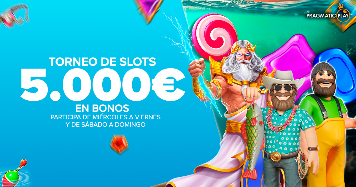 Participa en los Torneos de Slots de Pragmatic ¡5.000€ en Bonos de Casino!