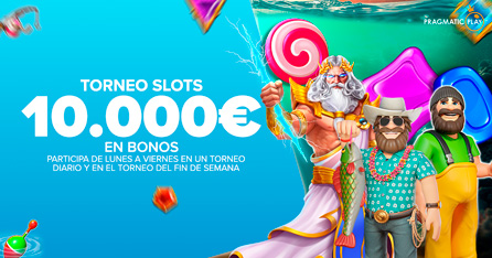 Participa en los Torneos de Slots de Pragmatic ¡10.000€ en Bonos de Casino!