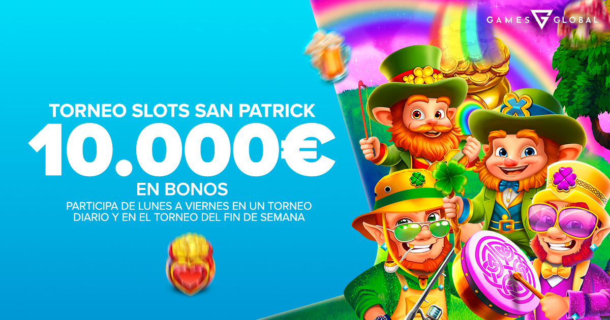 Torneo St Patricks, ¡repartimos 10.000€ en Bonos de Casino!