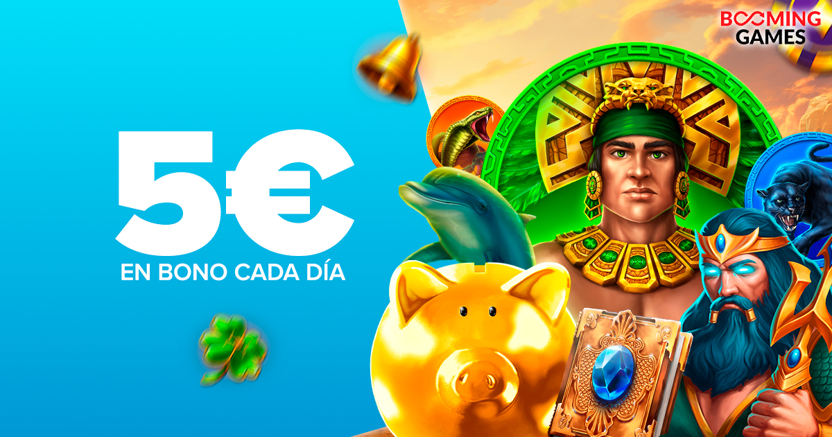 ¡Cada día un Bono sin depósito de 5€ para una slot de Hacksaw!