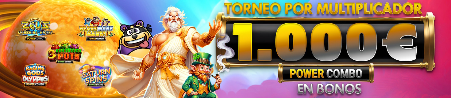 Torneo de 1.000€ en Bonos con Slots Power Combo seleccionadas