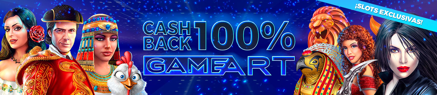 Te devolvemos el 100% de tus pérdidas en nuestra slot GameArt
