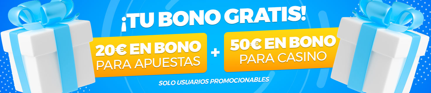Bono Gratis de Apuestas y Casino para Usuarios Promocionables