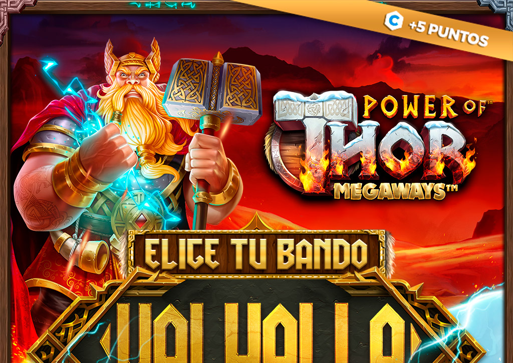 Elige tu bando jugando a las slots de esta promoción. Si ganas, ¡50€ en Bono!