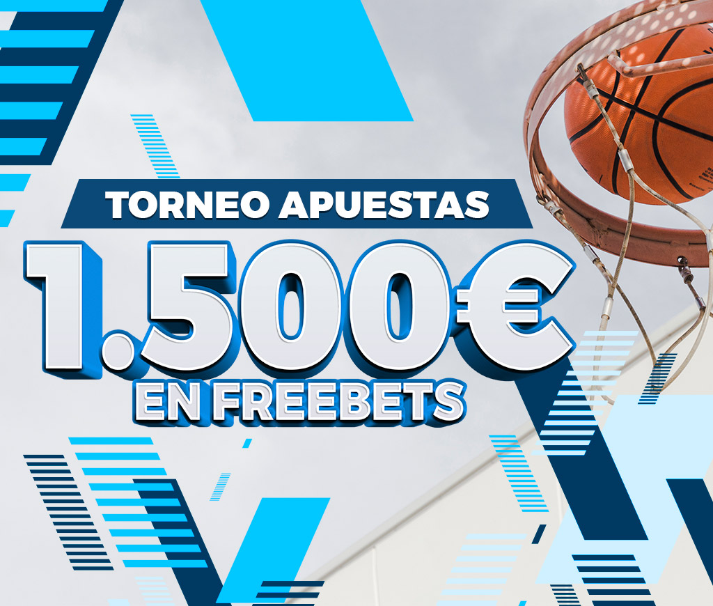 Promoción para tus apuestas de baloncesto:¡1.500€ en Freebets!