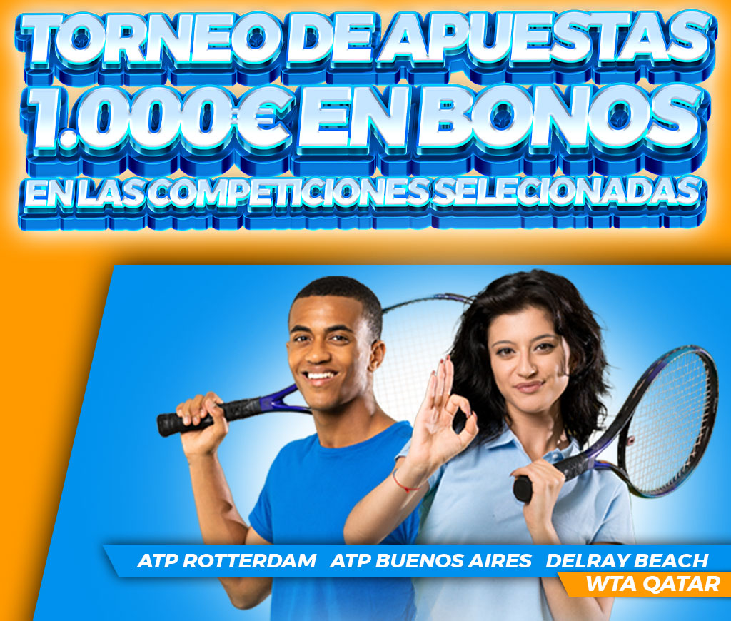 Bonos para apostar en torneos de tenis en español