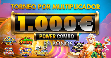 Torneo de 1.000€ en Bonos con Slots Power Combo seleccionadas